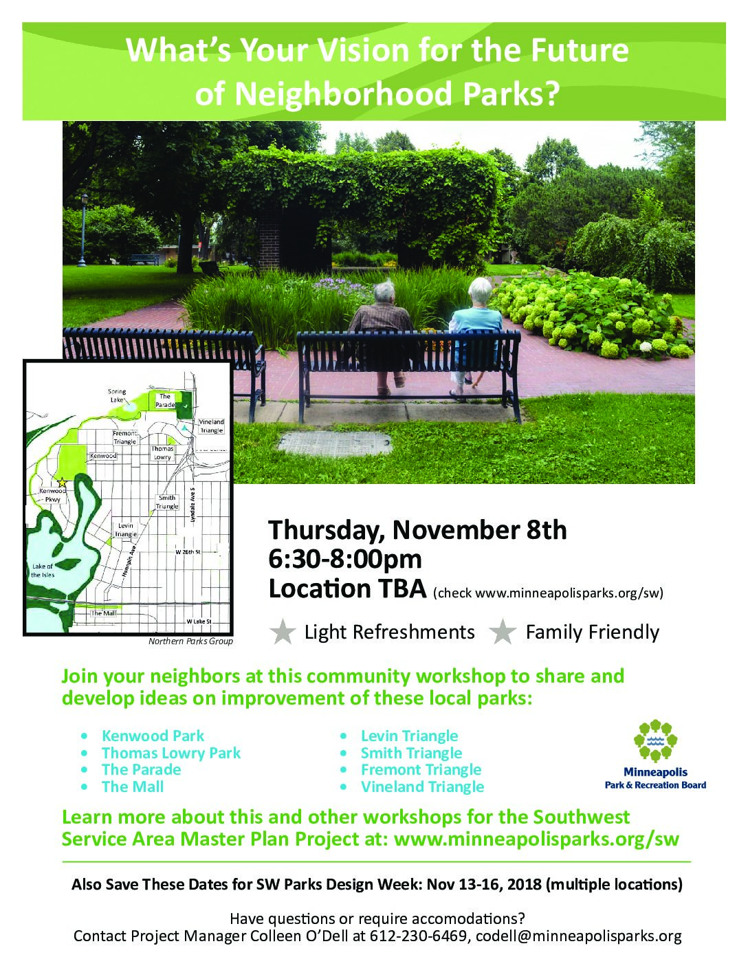 SW Parks Workshop flyer_northern group 11-08-18 SW Parks Workshop flyer_northern group 11-08-18